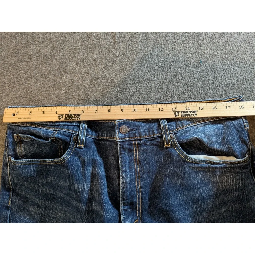 Levi's Jeans Mens 505 Regular Fit Straight Leg Blue 38x32 Vintage Style 80s‎